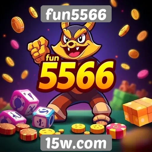 Variedade de jogos disponíveis no fun5566
